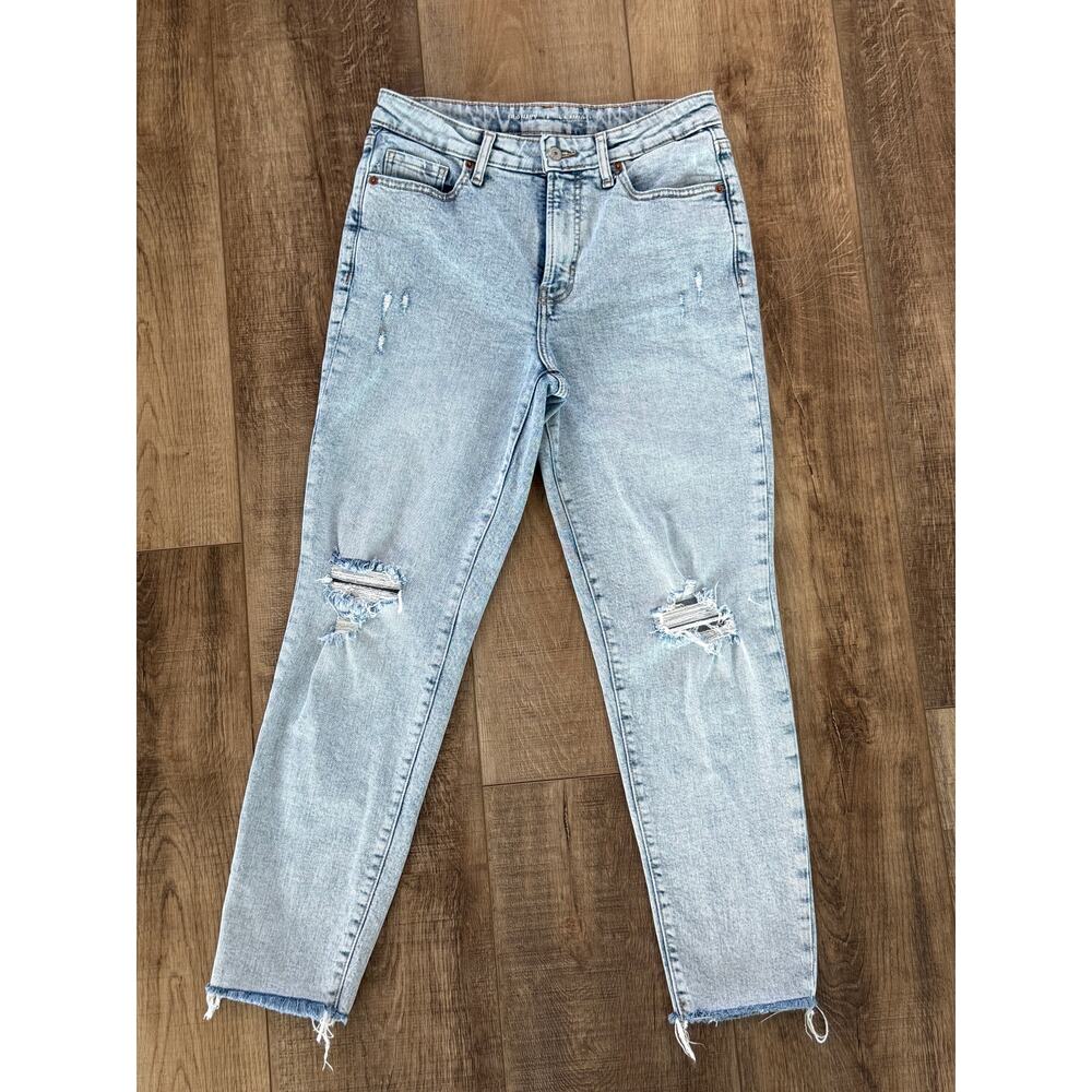 Old Navy OG Straight‎ High-Rise Jeans Secret-Smooth Pockets Size 6 Denim